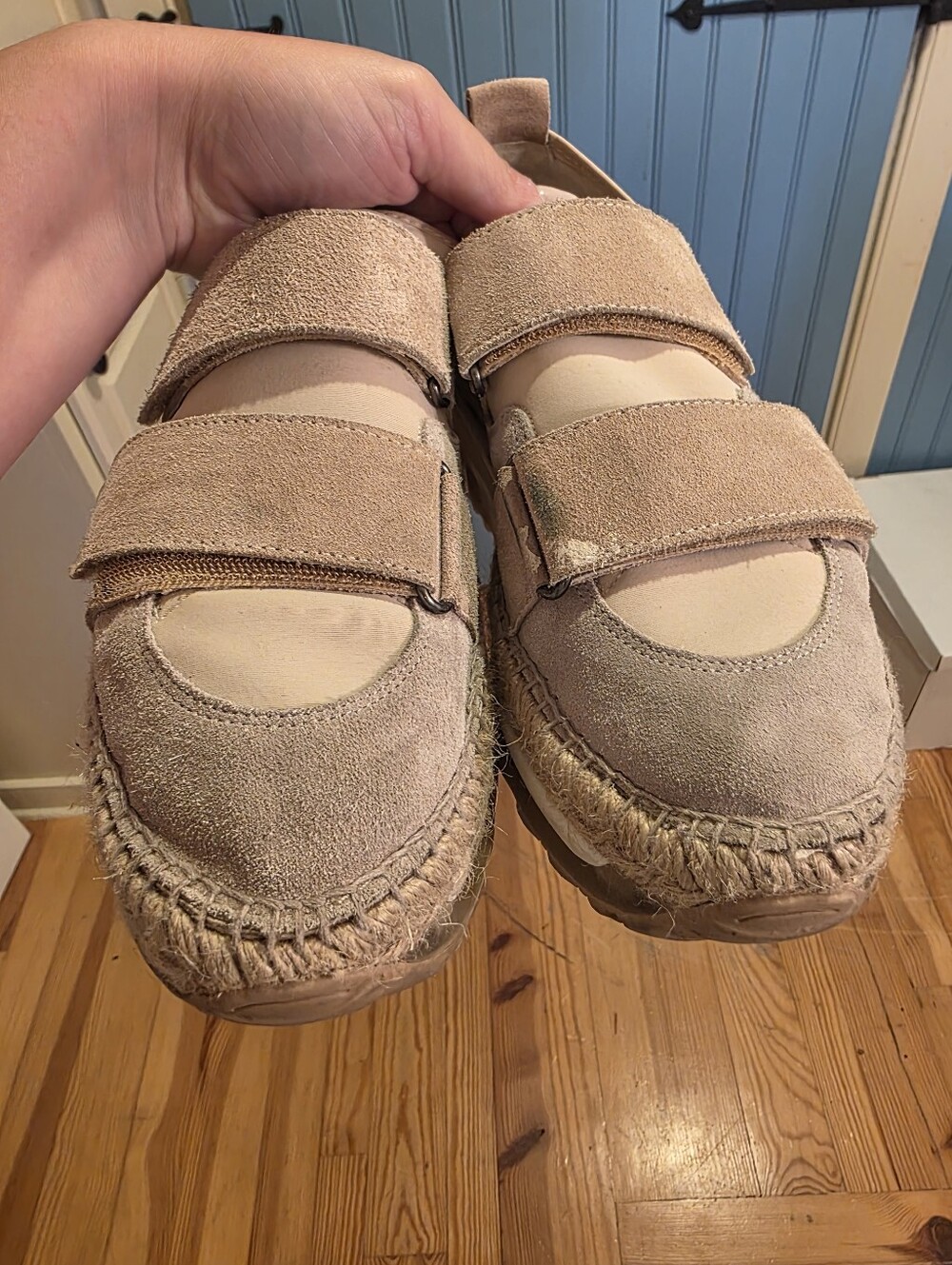 Free People Chapmin Double Take Sneaker Womens 39 / 9 Beige Espadrille Platform